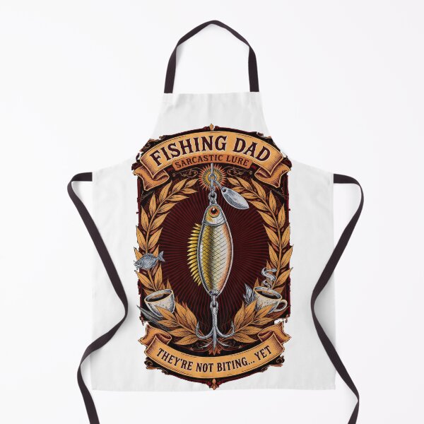 Item preview, Fishing Dad Sarcastic Lure They're Not Biting Yet Gift designed and sold by YMLux.
