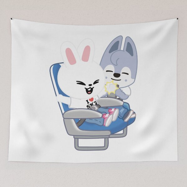 Item preview, SKZOO Wolf Chan and Leebit - SKZOO EVERYWHERE ALL AROUND THE WORLD designed and sold by 0627june.