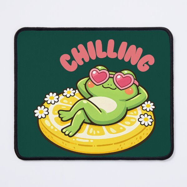 Item preview, Chill Frog Summer Vibes Cute Kawaii Graphic designed and sold by Cadsdiva.