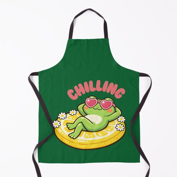 Item preview, Chill Frog Summer Vibes Cute Kawaii Graphic designed and sold by Cadsdiva.