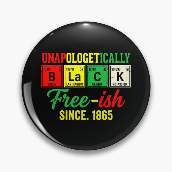 Item preview, Unapologetically Black Periodic Table Shirt, Juneteenth, Black History Pride designed and sold by MutzelArts.
