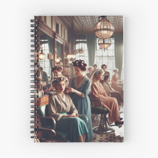 Artikelvorschau, Vintage Friseursalon, Schönheitssalon entworfen und verkauft von Mirabelle's.