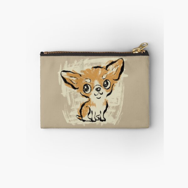 Item preview, Sitting Chihuahua drawn with a brush designed and sold by Toru Sanogawa.