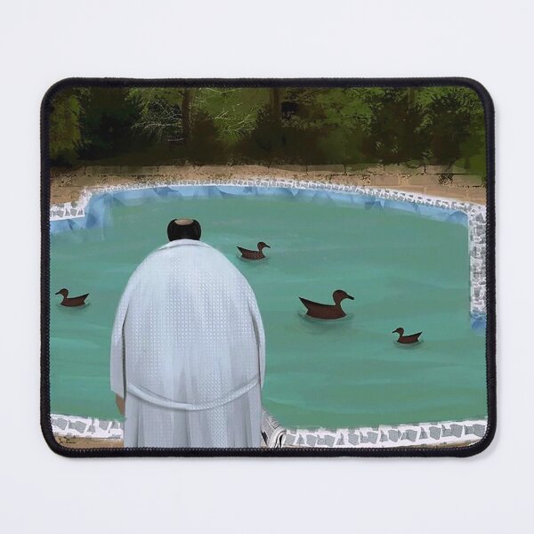 Item preview, Liminal Space Duck Pool Dreamcore Illustration designed and sold by velandcarte.