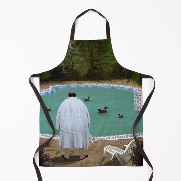 Item preview, Liminal Space Duck Pool Dreamcore Illustration designed and sold by velandcarte.