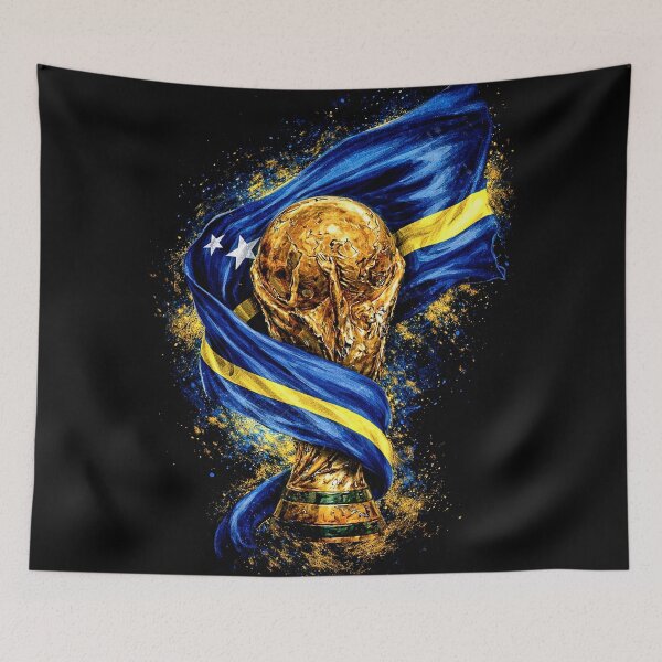 Item preview, Curaçao Football National Pride designed and sold by Not Hugo.
