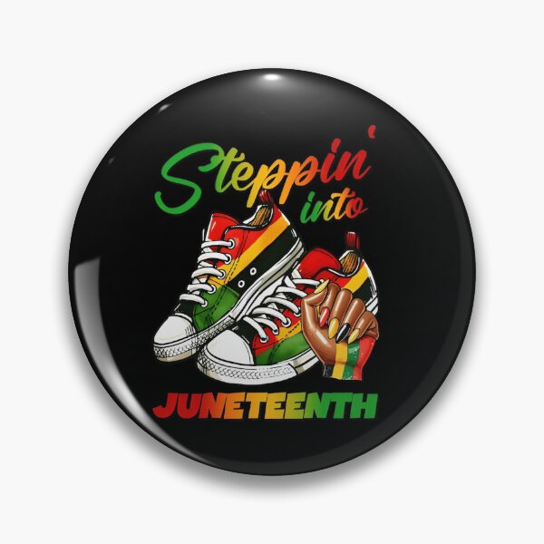 Item preview, Stepping Into Juneteenth Shirt, Black Pride Sneakers designed and sold by MutzelArts.