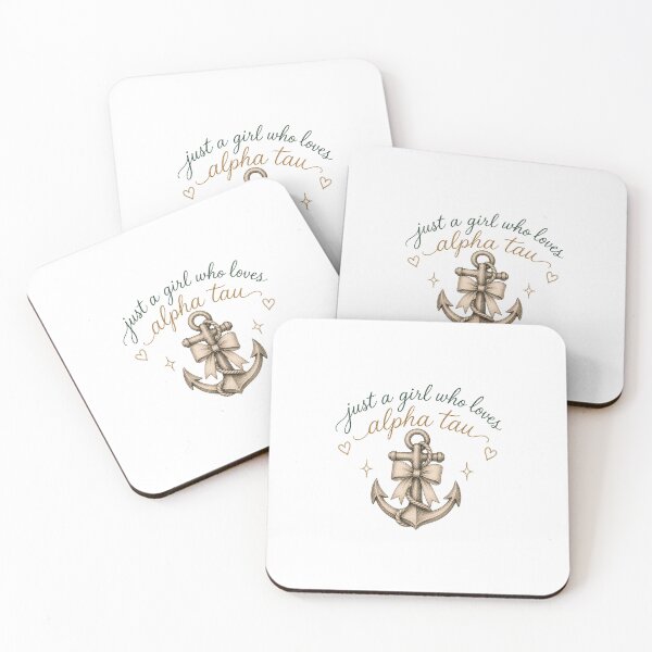 Item preview, Just a girl who loves Alpha Tau designed and sold by mspeight11.