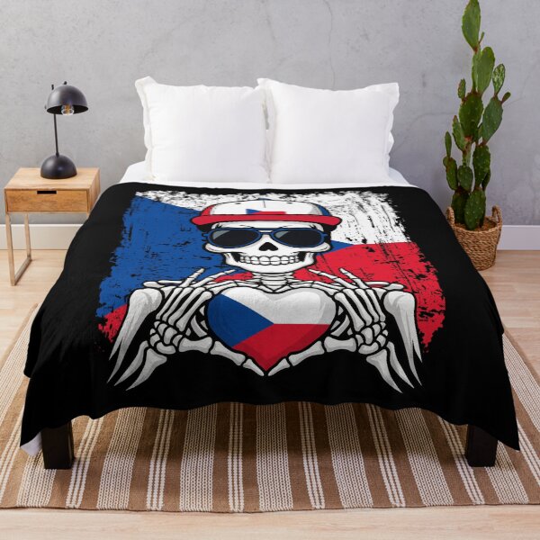 Item preview, Czech Pride Skeleton Art Tee designed and sold by Colorful Designs.