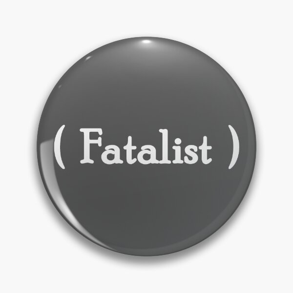 Item preview, Iconic Label - "Fatalist" White Lettering designed and sold by cousinbessie.