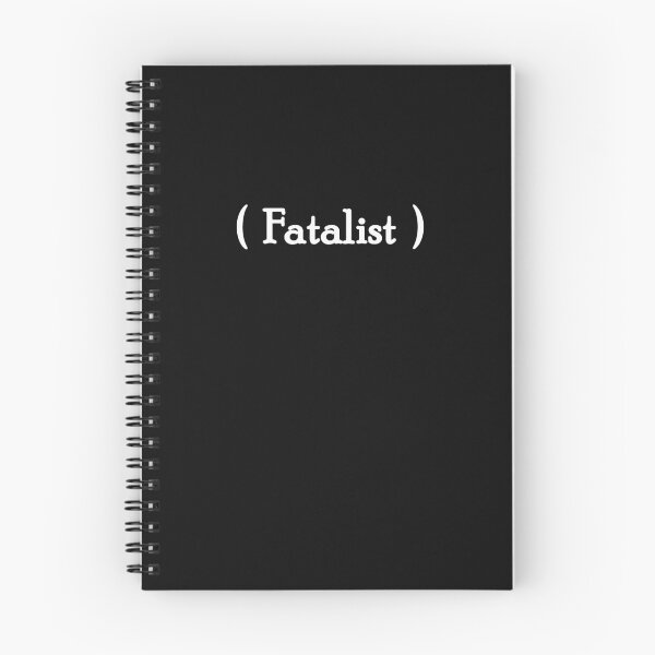 Item preview, Iconic Label - "Fatalist" White Lettering designed and sold by cousinbessie.