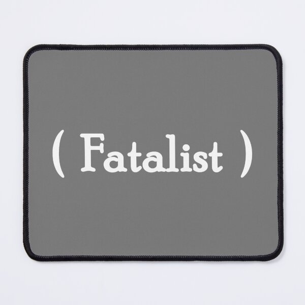 Item preview, Iconic Label - "Fatalist" White Lettering designed and sold by cousinbessie.
