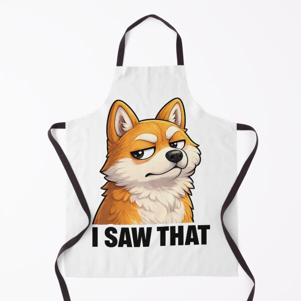 Item preview, Funny Side Eye Dog Meme Sticker - I Saw That Suspicious Shiba Inu Reaction Gift designed and sold by ArtByTripti.