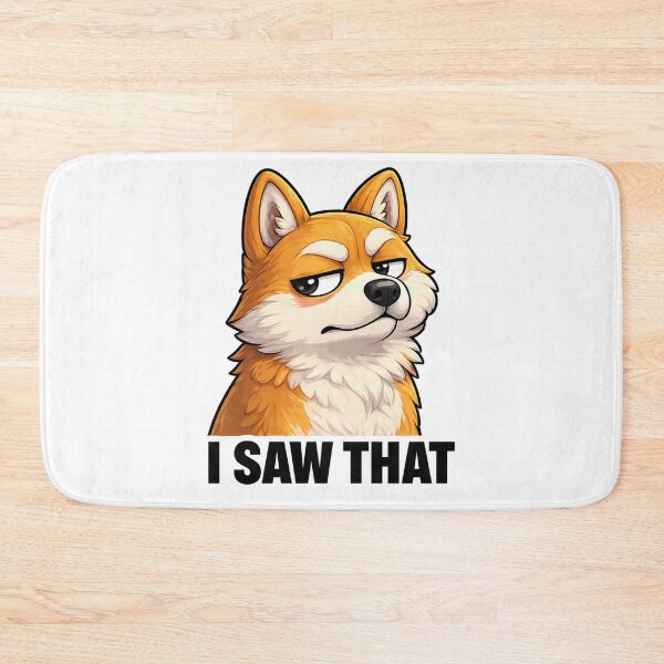 Item preview, Funny Side Eye Dog Meme Sticker - I Saw That Suspicious Shiba Inu Reaction Gift designed and sold by ArtByTripti.