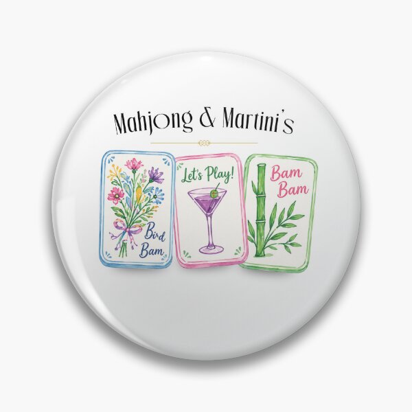 Item preview, Mahjong & Martini's designed and sold by The Sassy Print.