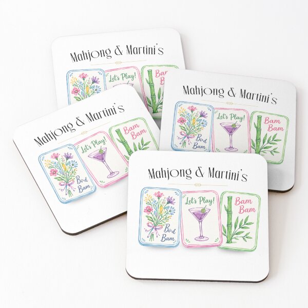 Item preview, Mahjong & Martini's designed and sold by The Sassy Print.