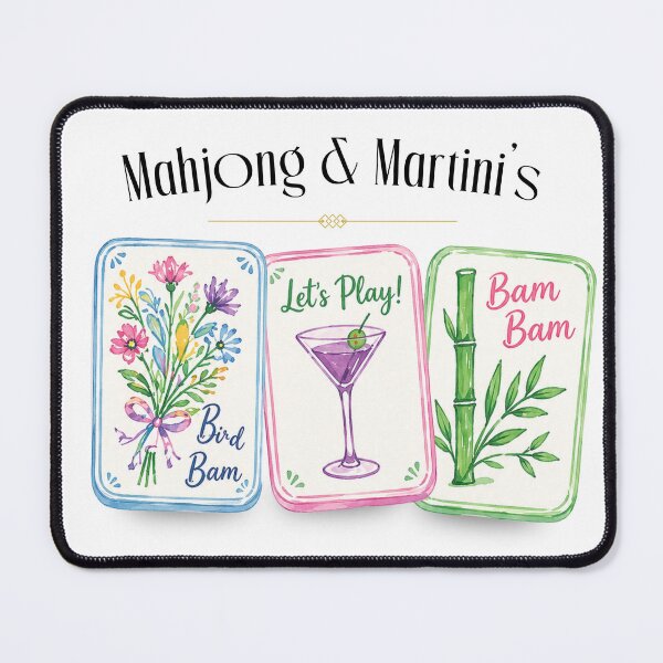 Item preview, Mahjong & Martini's designed and sold by The Sassy Print.
