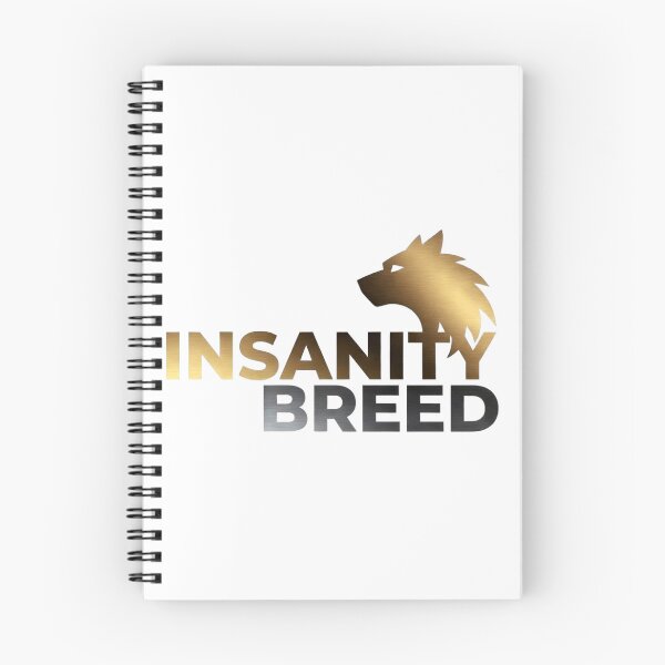 Item preview, INSANITYBREED "GOLDEN WOLF" Official Metallic Logo Tee designed and sold by INSANITYBREED.