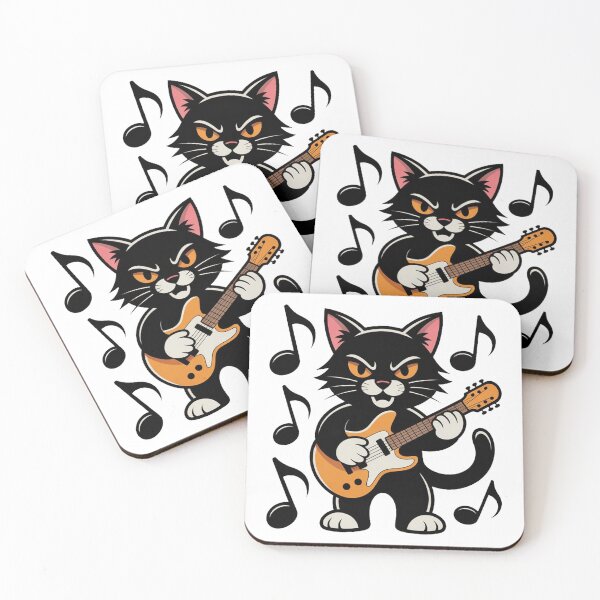 Item preview, Cool Rock Cat Graphic designed and sold by QuiteOrbit.