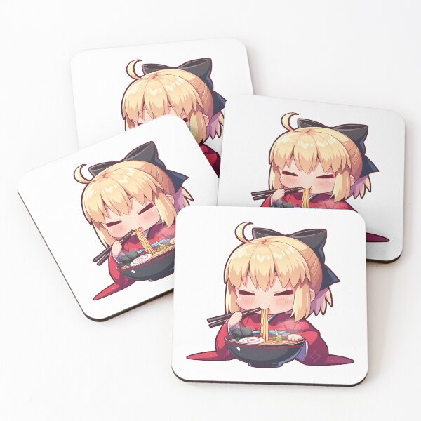 Item preview, Okita Souji Fate Grand Order Sakura Saber Kawaii Ramen designed and sold by mildaclairmo.