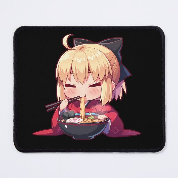 Item preview, Okita Souji Fate Grand Order Sakura Saber Kawaii Ramen designed and sold by mildaclairmo.