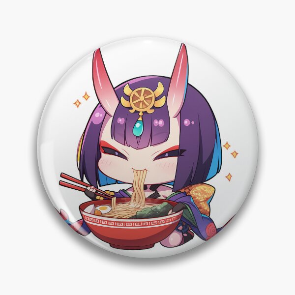 Item preview, Shuten Douji Fate Grand Order Assassin Kawaii Ramen Chibi designed and sold by mildaclairmo.