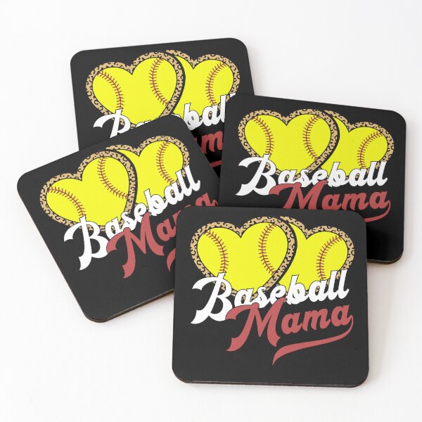 Item preview, Baseball Softball Mama Leopard Heart Tee designed and sold by KIROSALS.