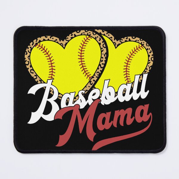 Item preview, Baseball Softball Mama Leopard Heart Tee designed and sold by KIROSALS.