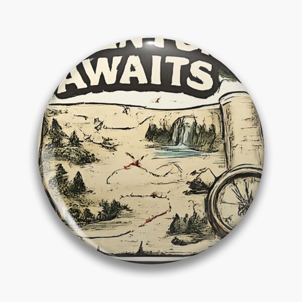 Item preview, Adventure Awaits Let's Go On An Adventure Vintage Map Art designed and sold by anandariki.