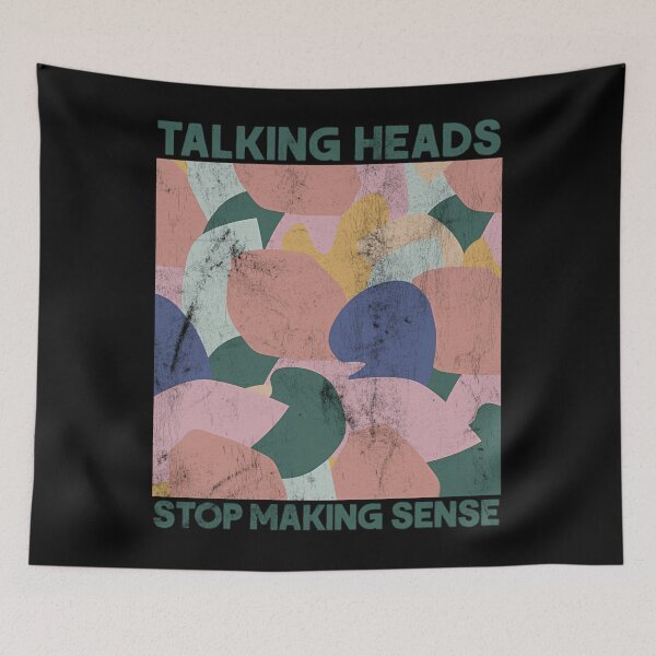 Item preview, Talking Heads ---- Original Retro Fan  designed and sold by Psycho-Alien.