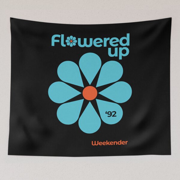 Item preview, Flowered Up '92 Weekender Song designed and sold by DigitalArtQueen.