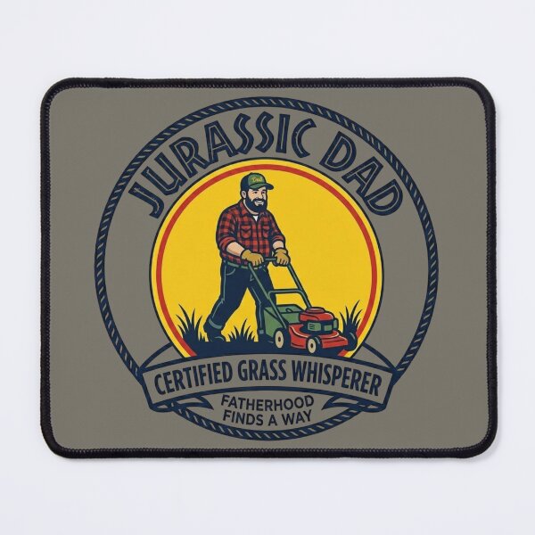 Item preview, Jurassic Dad: Certified Grass Whisperer designed and sold by By Dana Studio.