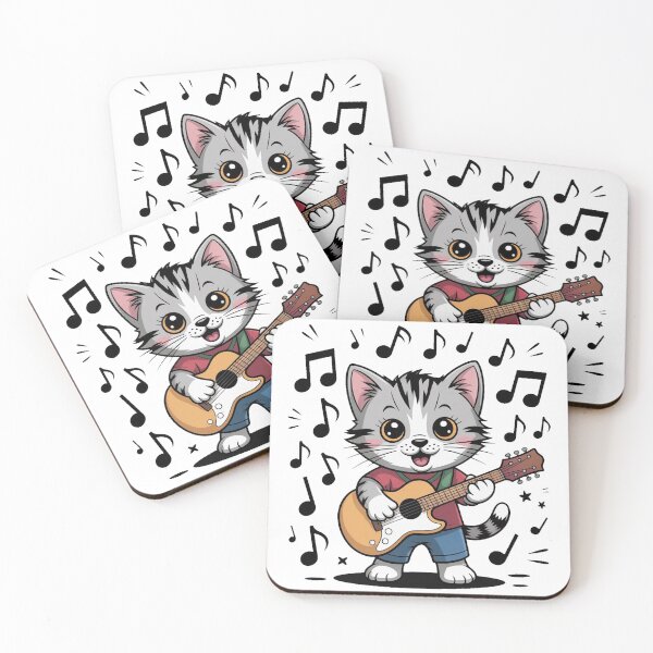 Item preview, Music Lover Cat designed and sold by QuiteOrbit.