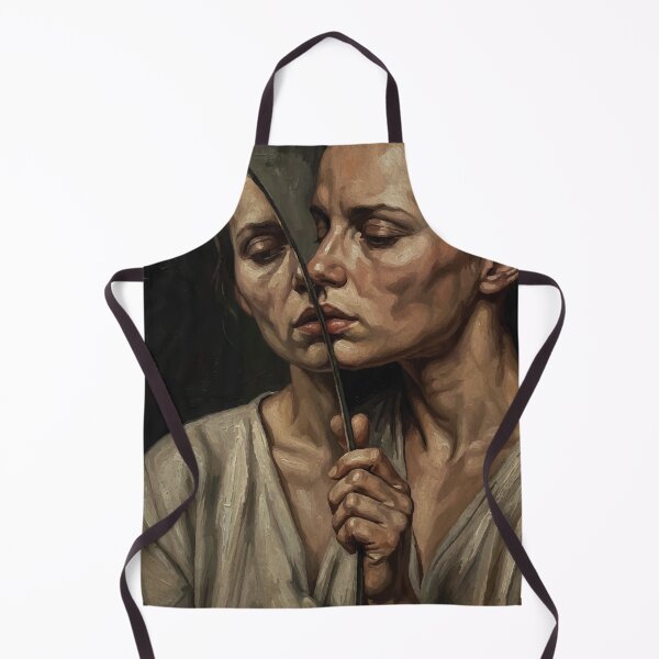 Item preview, Facing the Other Self Mirror Oil designed and sold by RamyGallery.