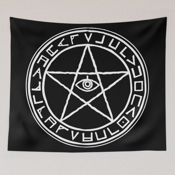 Item preview,  Elder Sign Nug-Soth Alphabet Dark Lovecraft Cthulhu Occult Esoteric designed and sold by Cccult.