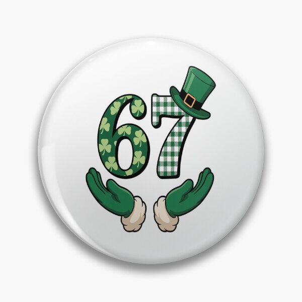 Item preview, 67 six Seven St Patricks Day Shamrock designed and sold by BlassmausArt.