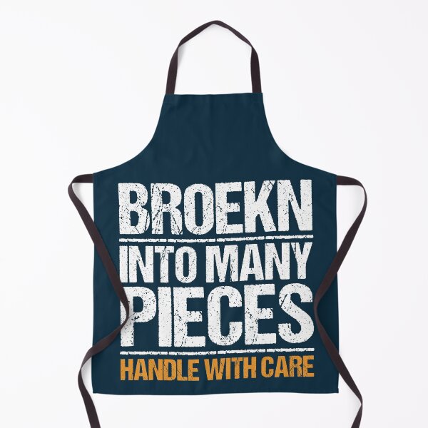 Item preview, Broken Into Many Pieces Typography Quote  designed and sold by NosandEdgy.