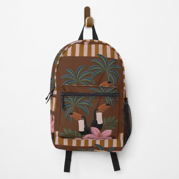 Item preview, Tropical Toucan Birds with Flowers – Botanical Jungle Art designed and sold by prikanashiro.