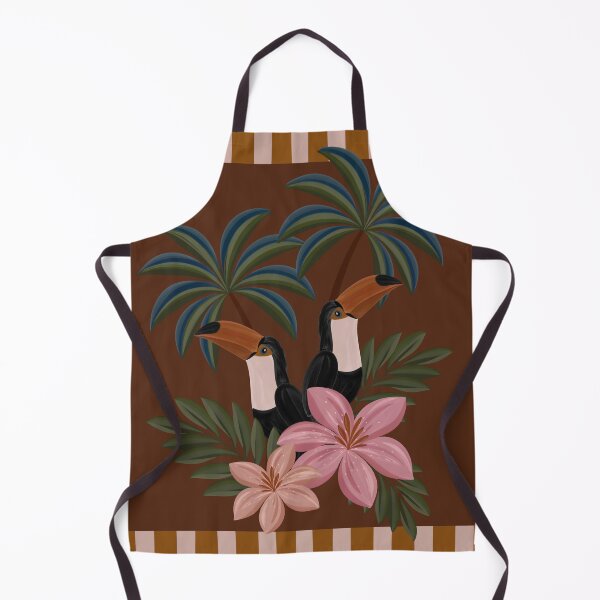 Item preview, Tropical Toucan Birds with Flowers – Botanical Jungle Art designed and sold by prikanashiro.