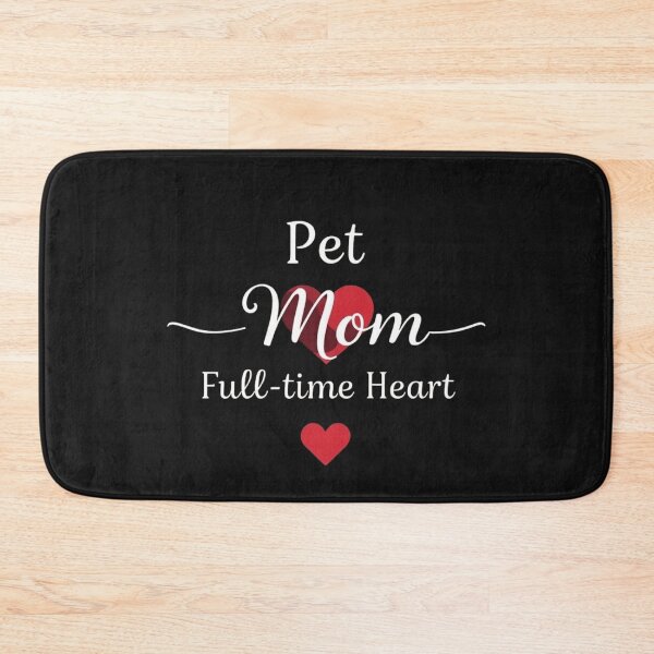 Item preview, Pet Mom Full-time Heart Cute Animal Lover Tee designed and sold by artlife4.