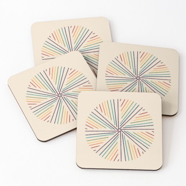 Item preview, Mandala rainbow line wheel designed and sold by Sunny Apocalypse .