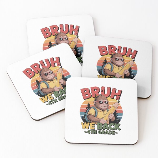 Item preview, 4th Grade Boy Bigfoot Sasquatch Bruh We Back 4th Grade designed and sold by BlassmausArt.