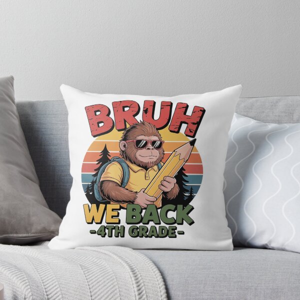 Item preview, 4th Grade Boy Bigfoot Sasquatch Bruh We Back 4th Grade designed and sold by BlassmausArt.