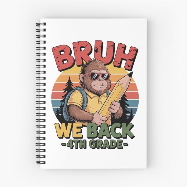 Item preview, 4th Grade Boy Bigfoot Sasquatch Bruh We Back 4th Grade designed and sold by BlassmausArt.