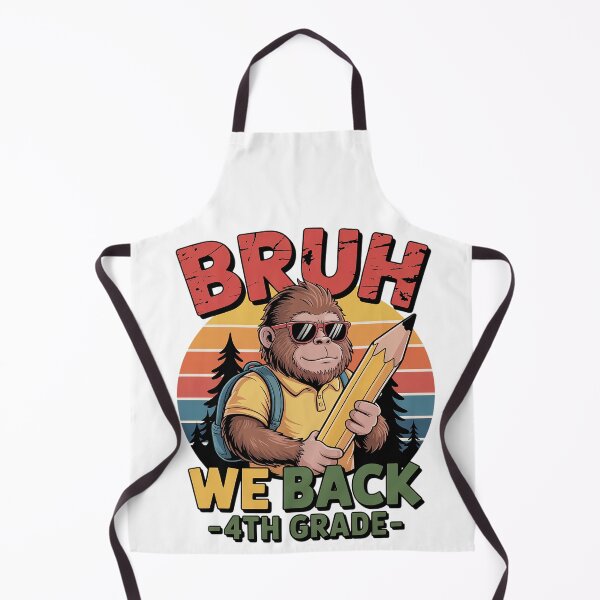 Item preview, 4th Grade Boy Bigfoot Sasquatch Bruh We Back 4th Grade designed and sold by BlassmausArt.