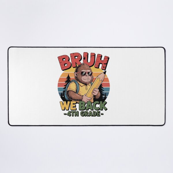 Item preview, 4th Grade Boy Bigfoot Sasquatch Bruh We Back 4th Grade designed and sold by BlassmausArt.