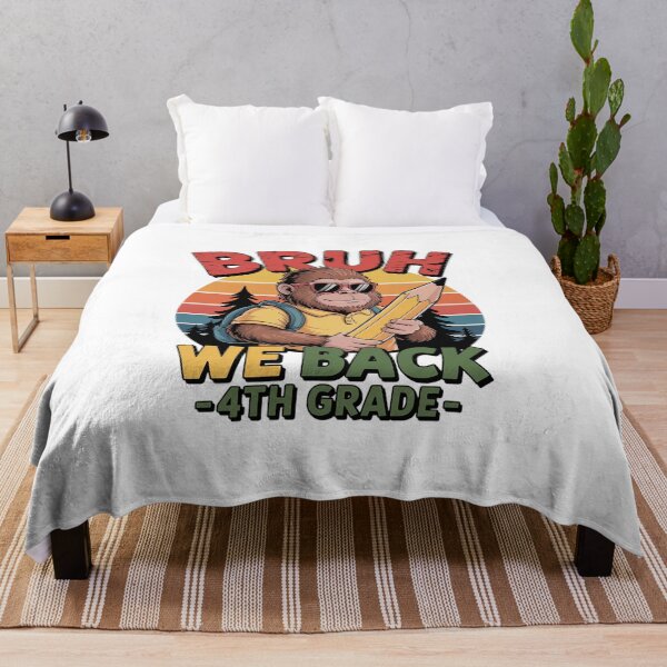 Item preview, 4th Grade Boy Bigfoot Sasquatch Bruh We Back 4th Grade designed and sold by BlassmausArt.