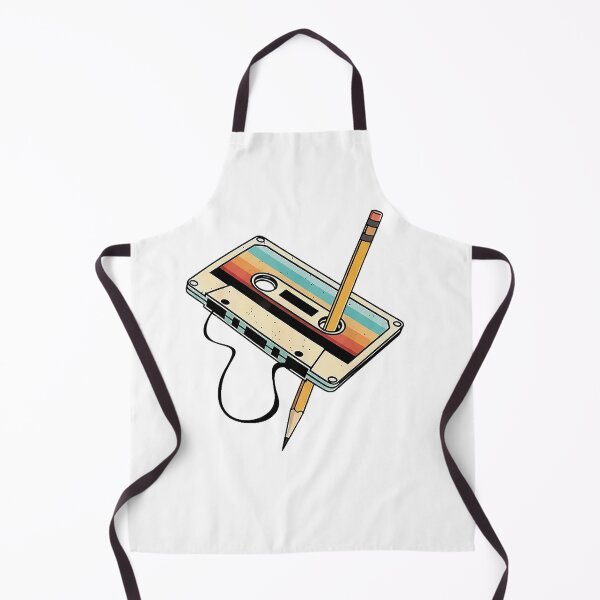 Item preview, Retro Cassette Tape and Pencil - Vintage Music Nostalgia designed and sold by ramo7.