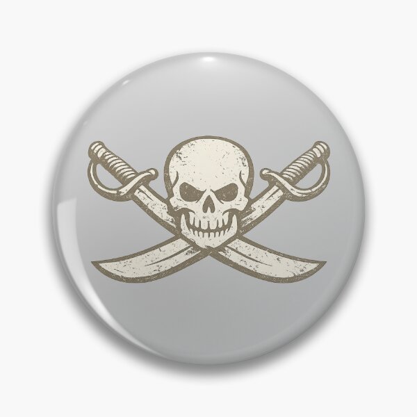 Item preview, Pirate Skull with Sabers — Cutlass Emblem designed and sold by DreamMachine69.