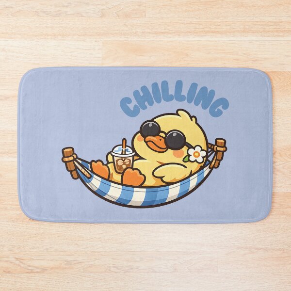 Item preview, Relaxing Duck in Hammock Funny Cartoon Design designed and sold by Cadsdiva.
